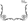 Scania tribal logo window decals opposite pair